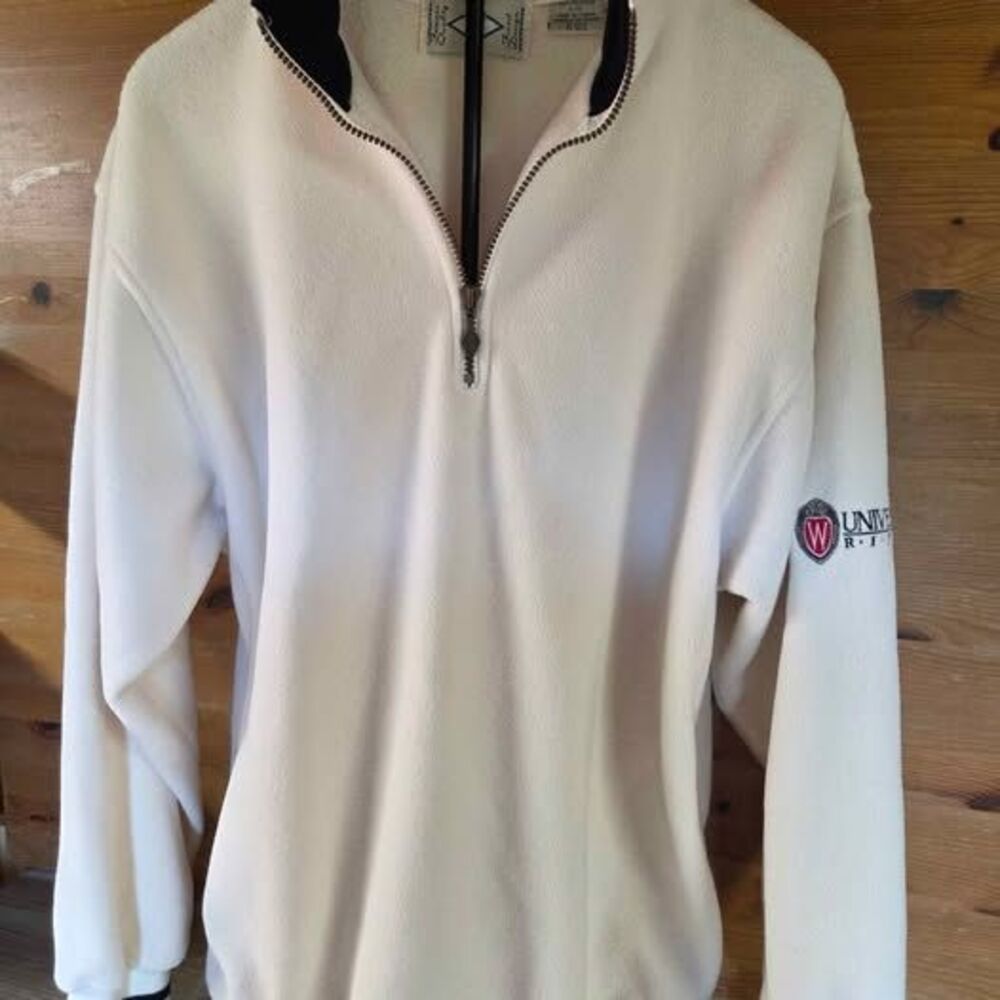 Vintage 90s Golf University Ridge Fleece 1/4 Zip Pullover